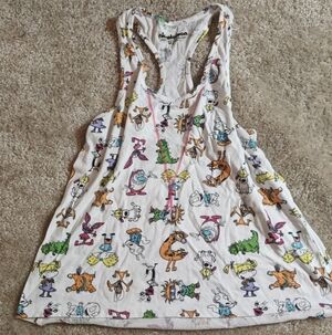Nickelodeon Multicolor Cartoon Tank Top